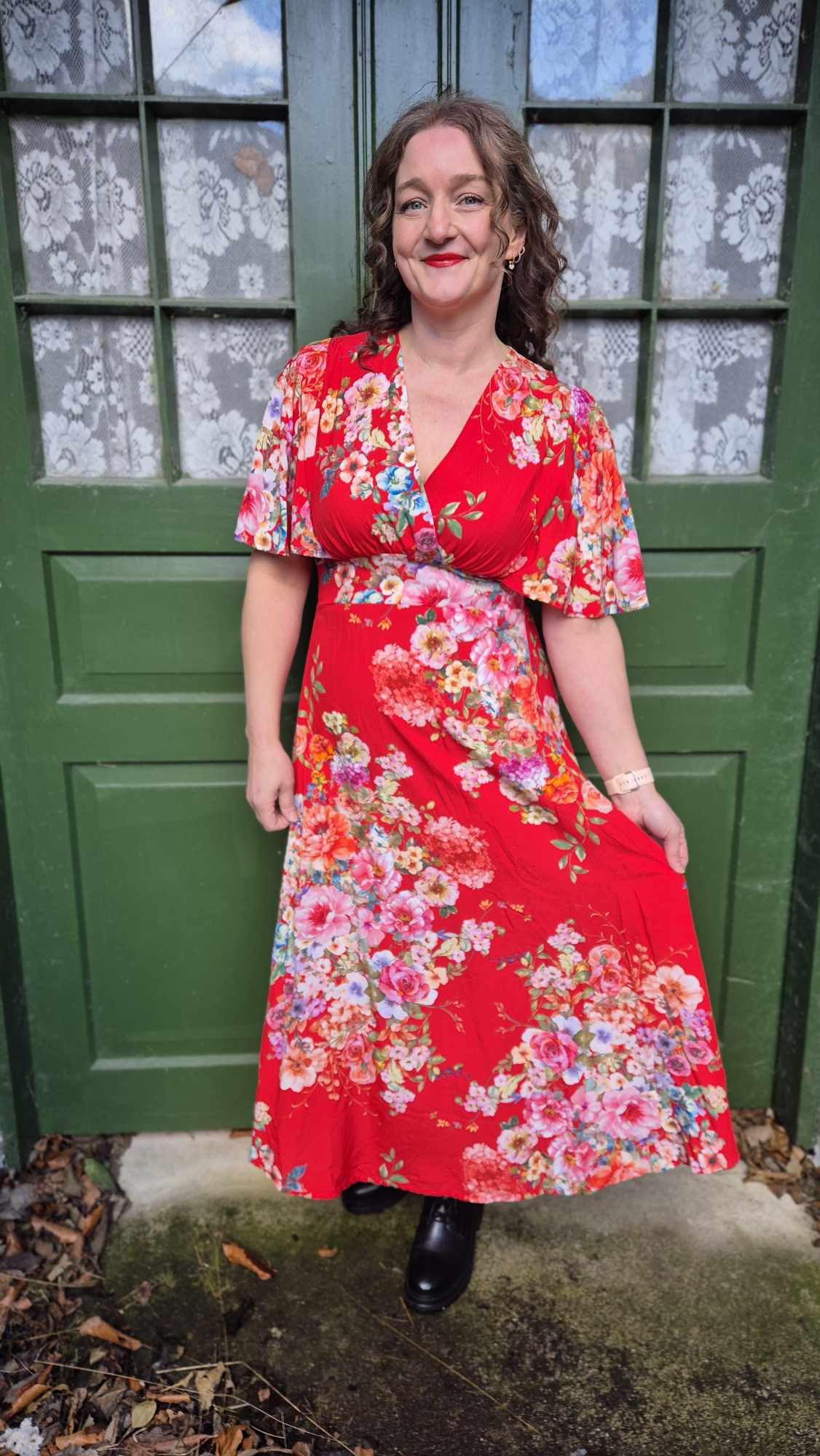 PERNILLE Rose Kjole Red - Tore-Garden
